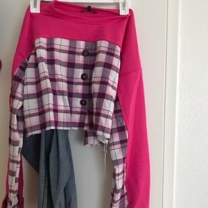 Never plaid out sweat-shirt